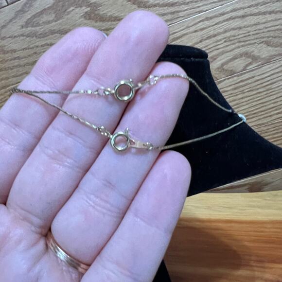 Vintage Set Layering Necklaces Chocker Dainty Chain Rice Beads White Black Korea - Picture 6 of 10